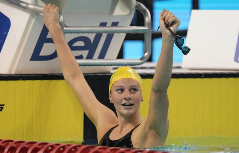 Summer McIntosh breaks world record in 400 individual medley at Olympic trials