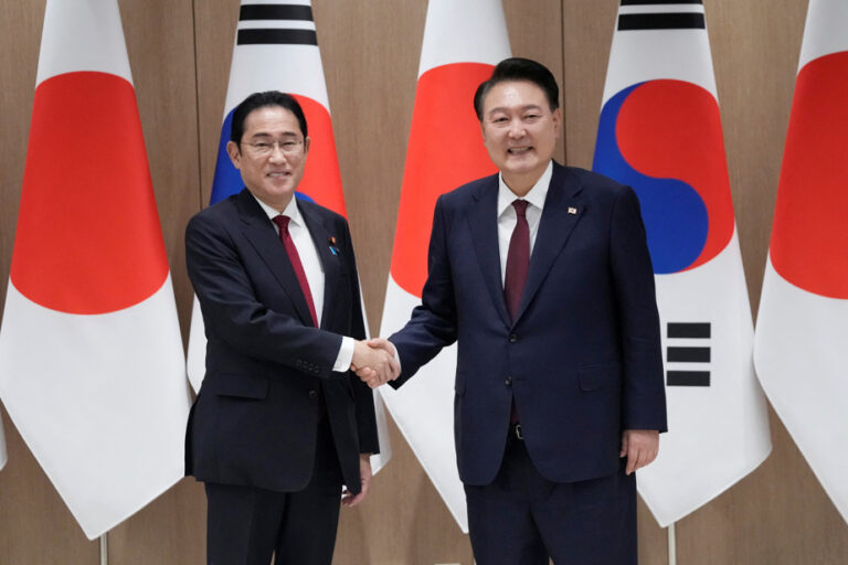 Summit of leaders of South Korea, China and Japan opens