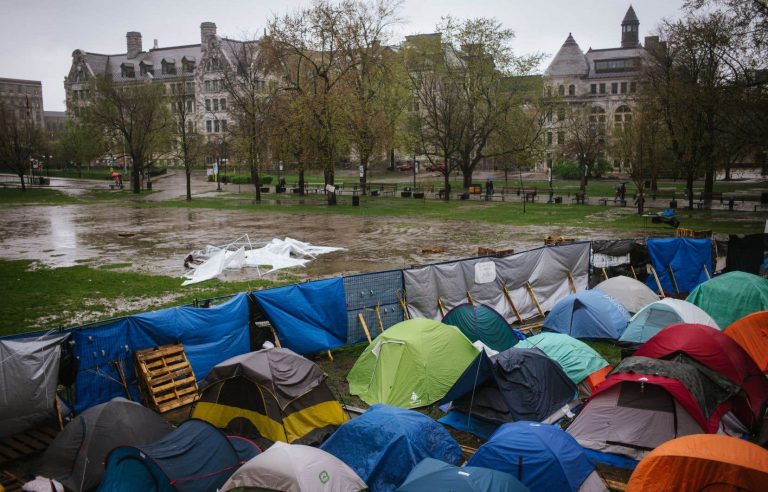 The Mohawks never officially gave their support to the McGill University protesters