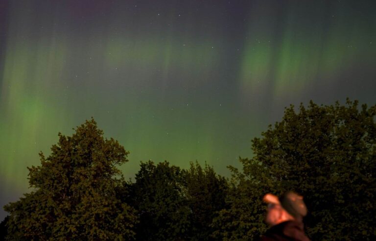 The Northern Lights can still persist, but less intensely