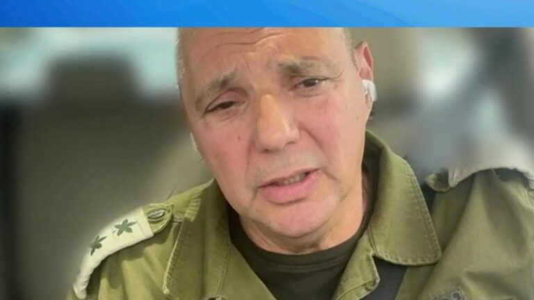 “There was no attack on the camp,” says Israel Defense Forces spokesperson