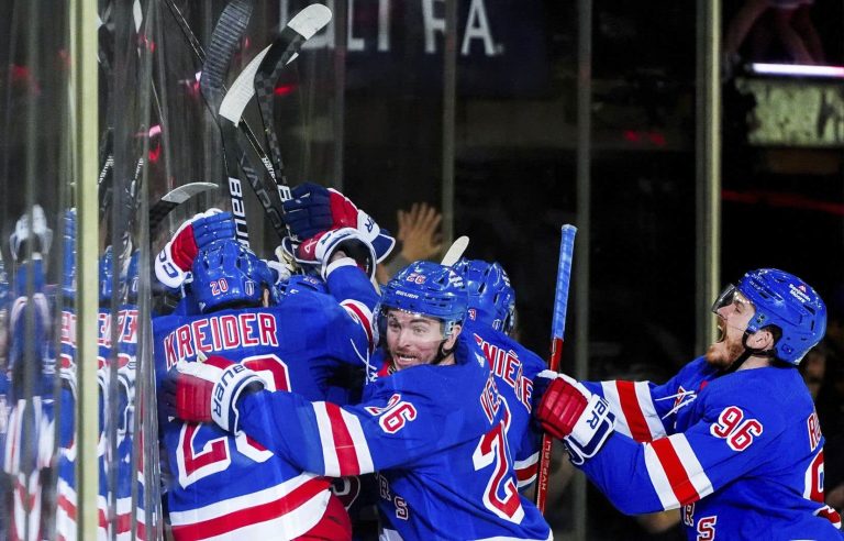 Trocheck gives Rangers victory in overtime