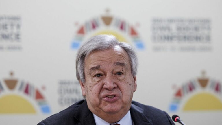 UN chief calls for “immediate” ceasefire in Gaza