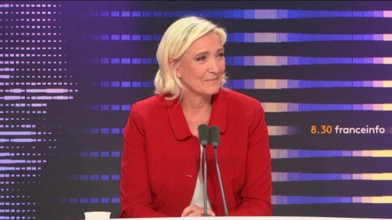 Ultimatum launched to the government, European elections, war in Ukraine… Marine Le Pen’s “8h30 franceinfo”