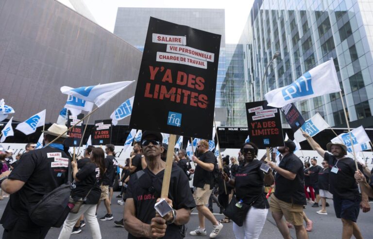 Union of many nurses, the FIQ is relaunching its pressure tactics in Quebec