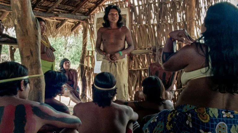 a documentary-fiction ringing the alarm on the last indigenous people of the Amazon