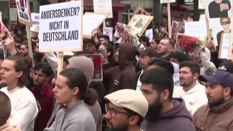 a sword attack in London, controversial demonstration in Germany