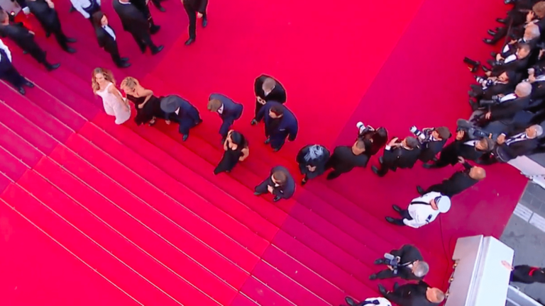 how did the famous red carpet happen in France?