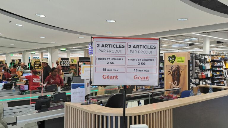 on the shelves of a Nouméa hypermarket, “these are the races of survival”