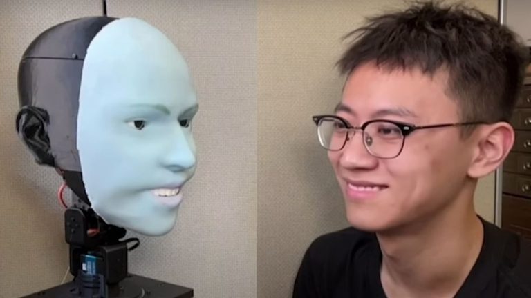 researchers have developed a robot capable of predicting a smile and responding instantly