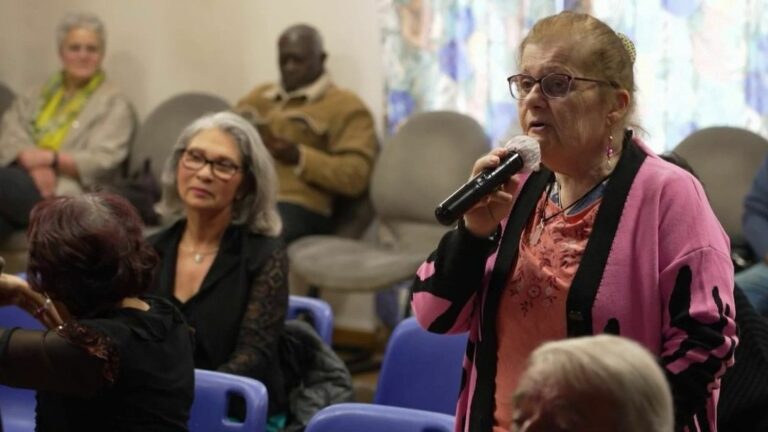 retired real estate agent organizes karaoke for seniors