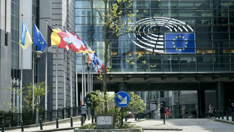 searches were carried out at the European Parliament in Brussels and Strasbourg