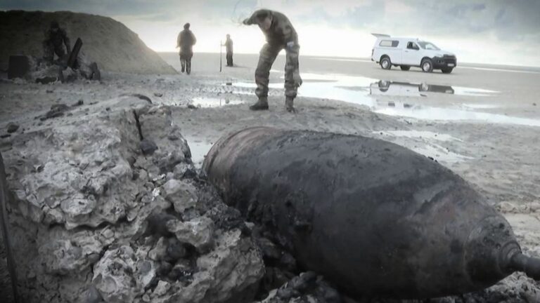 some residents live surrounded by shells