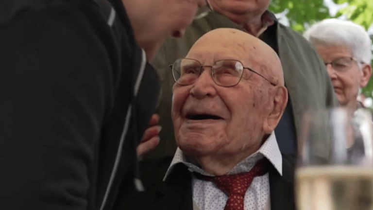 the dean of French men celebrated his 110th birthday