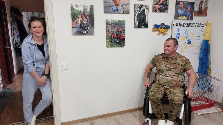 when Ukraine cannot take care of its soldiers who have become disabled after a war injury