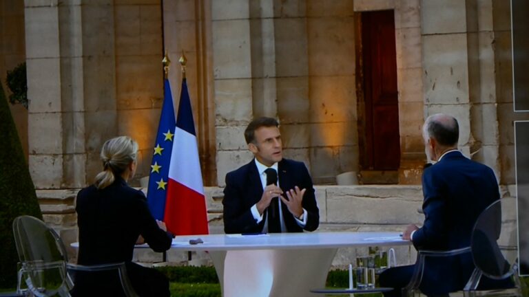 Wars in Ukraine and Gaza, European elections… What to remember from Emmanuel Macron’s interview