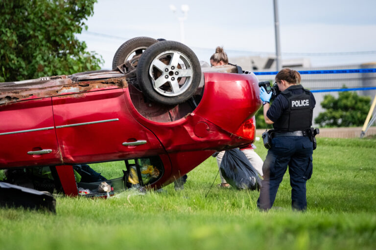 A man between life and death after an accident in Brossard