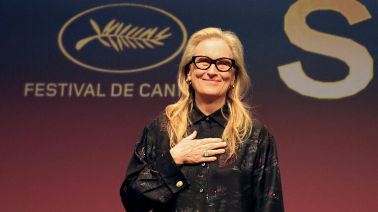 Actress Meryl Streep on Friday at the Maison de la Radio et de la Musique in the role of reciter in a show by Rufus Wainwright