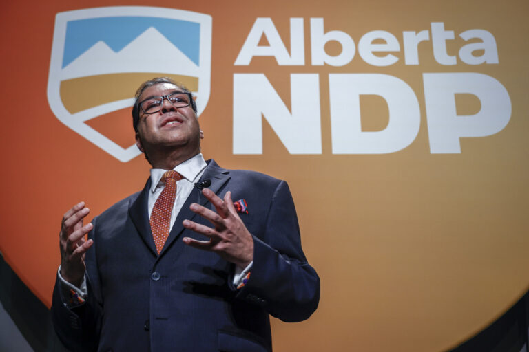 Alberta NDP |  Former Calgary Mayor Naheed Nenshi becomes leader