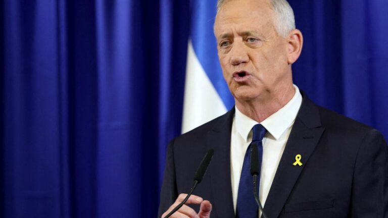 Benny Gantz, leader of the Israeli opposition, announces his resignation from the expanded government formed after October 7