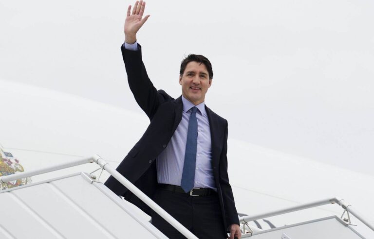 Canadian Prime Minister Justin Trudeau travels to Italy for the G7 Summit