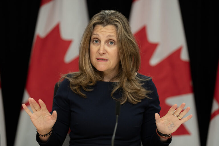 Carbon capture tax credit is imminent, Freeland promises