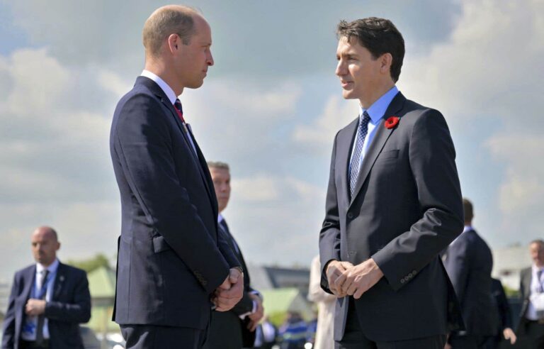 “Democracy is still under threat today,” says Prime Minister Justin Trudeau in Normandy