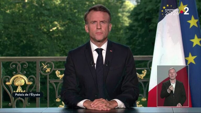 Emmanuel Macron announces the dissolution of the National Assembly and legislative elections on June 30 and July 7