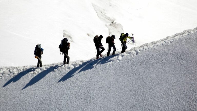 Five people fell to their deaths in two days in the Alps