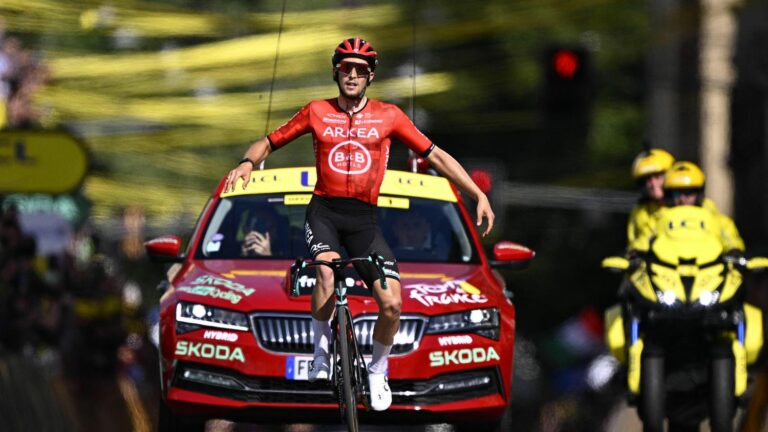 Frenchman Kevin Vauquelin wins second stage in Bologna, Tadej Pogacar in yellow