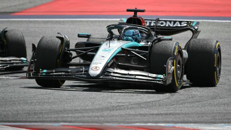 George Russell wins the Austrian Grand Prix after a collision between Max Verstappen and Lando Norris