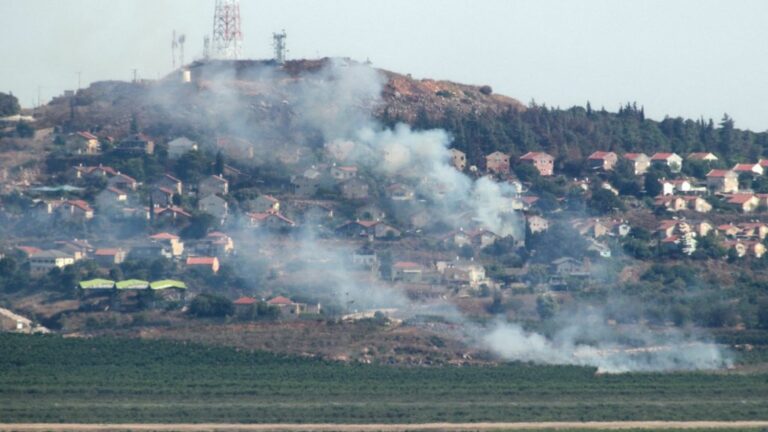 Hezbollah bombs northern Israel in response to Israeli airstrikes in Lebanon