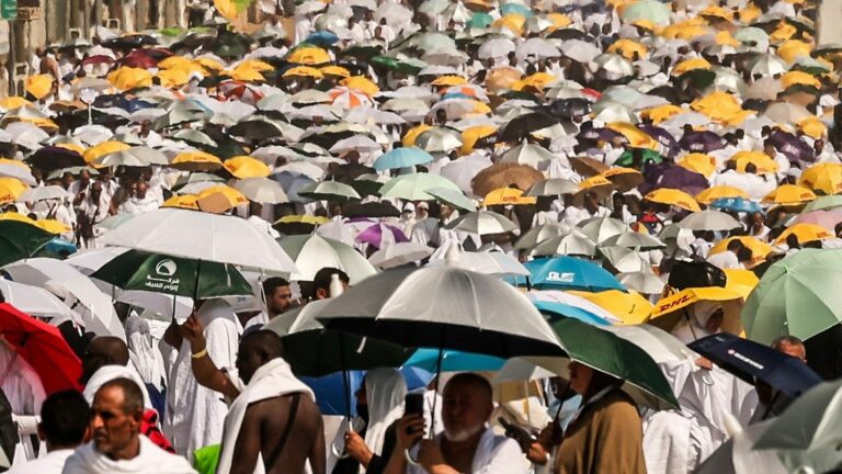 Hit by severe heat, Saudi Arabia announces 1,301 deaths during the hajj pilgrimage