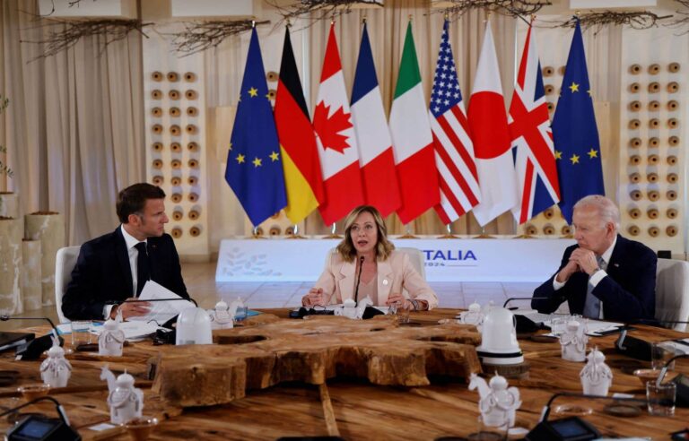 In Italy, G7 leaders agree to help kyiv with Russian assets