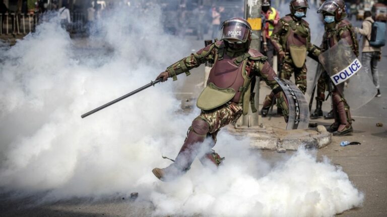 In Kenya, demonstrators enter Parliament, police fire live ammunition, killing at least one