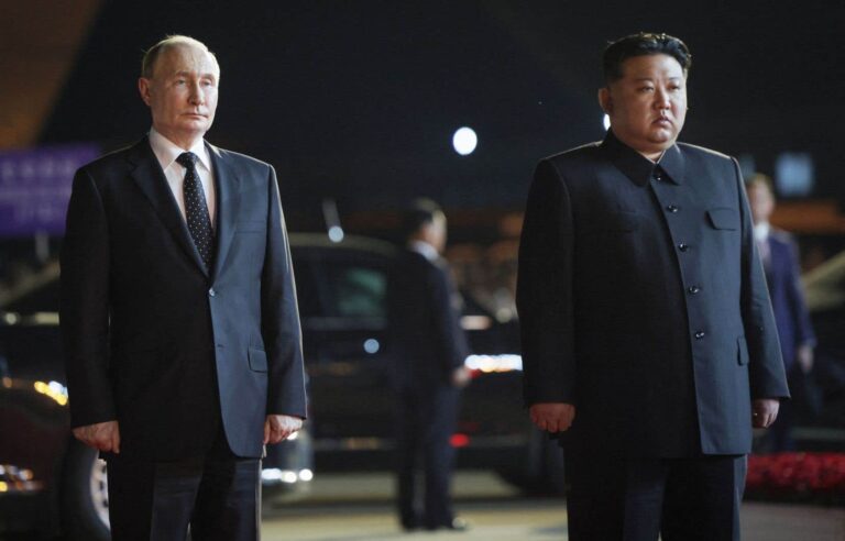 In North Korea, Vladimir Putin continues his construction of a risky anti-Western axis