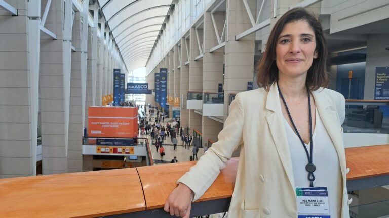 Ines Vaz Luis, doctor at Gustave-Roussy hospital in Villejuif, rewarded at the largest world cancer congress