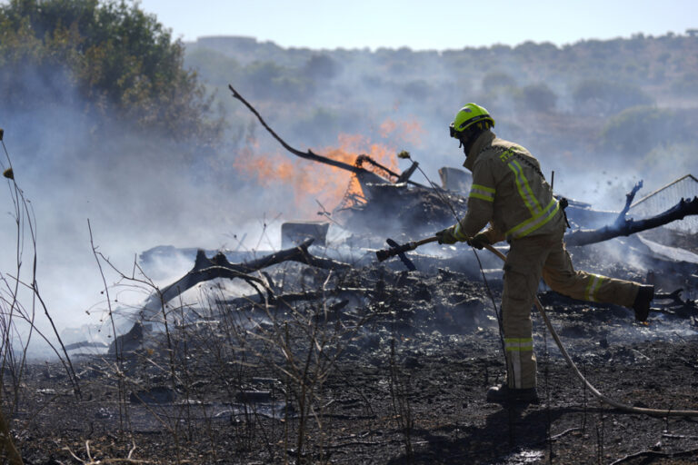 Israeli bombing causes forest fires in Lebanon