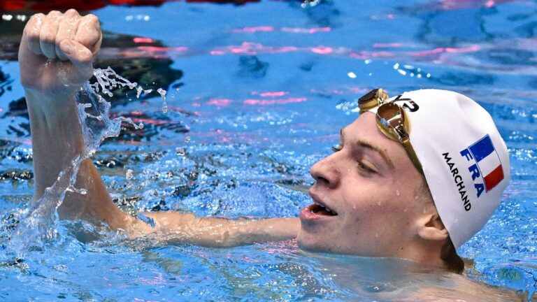 “It’s rare that the French are so interested in swimming,” enthuses Léon Marchand