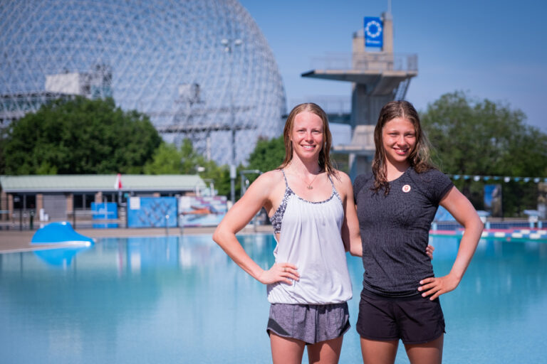 Jacqueline Simoneau and Audrey Lamothe |  Passing the torch, with or without a medal