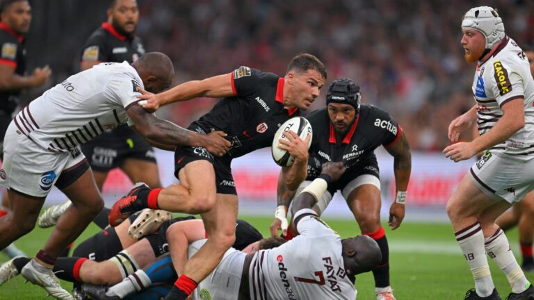 LIVE. Toulouse – Bordeaux-Bègles: thanks to a double from Antoine Dupont, the Toulousains are well ahead at half-time… Follow the Top 14 final