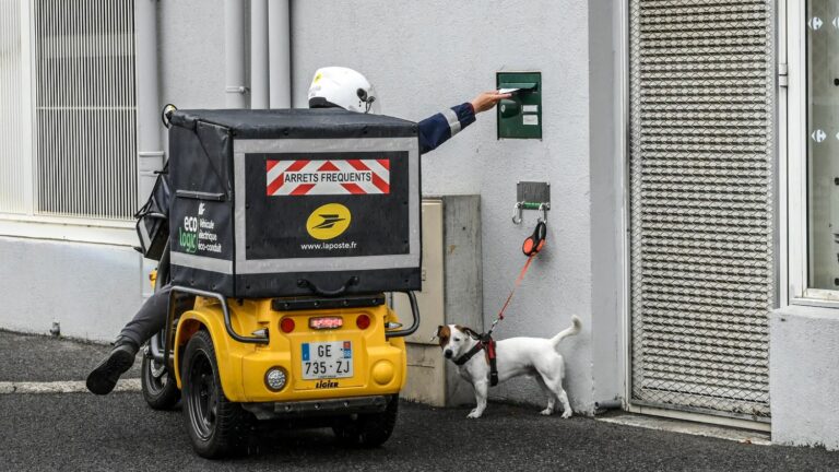 La Poste postmen train to avoid bites