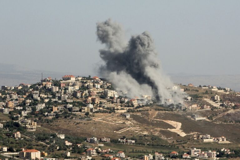 Lebanon |  Israeli bombings kill two and cause forest fires