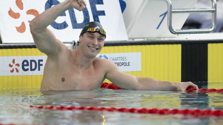 Maxime Grousset crowned French champion in the 100m freestyle and qualified for the Paris 2024 Olympic Games