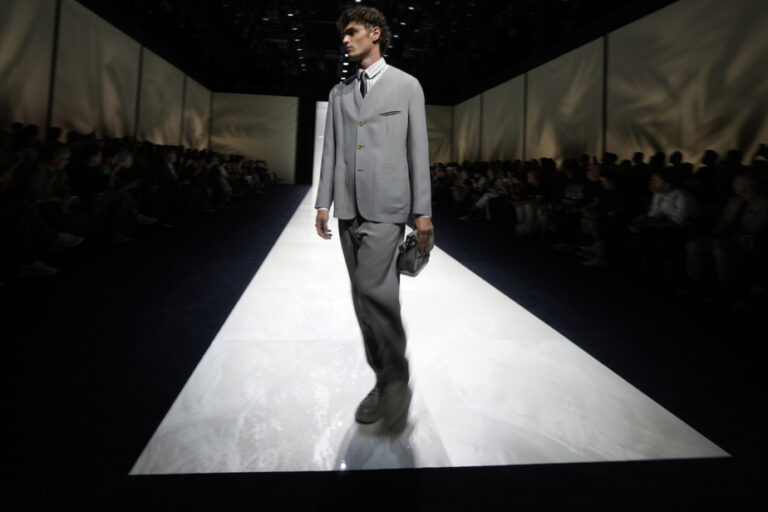 Milan men’s fashion week |  The discreet elegance of the Armani men’s collection