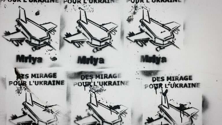 New “Mirages for Ukraine” tags discovered in the 2nd arrondissement of Paris