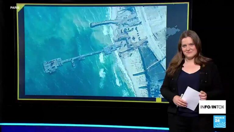 No, the American floating port in Gaza was not destroyed by a storm!