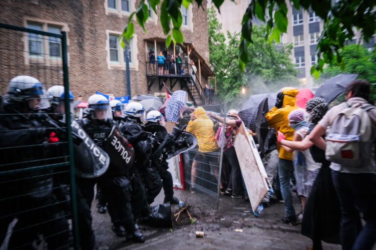 Occupation of a building at McGill Thursday |  No impact on the pro-Palestinian camp, says the SPVM