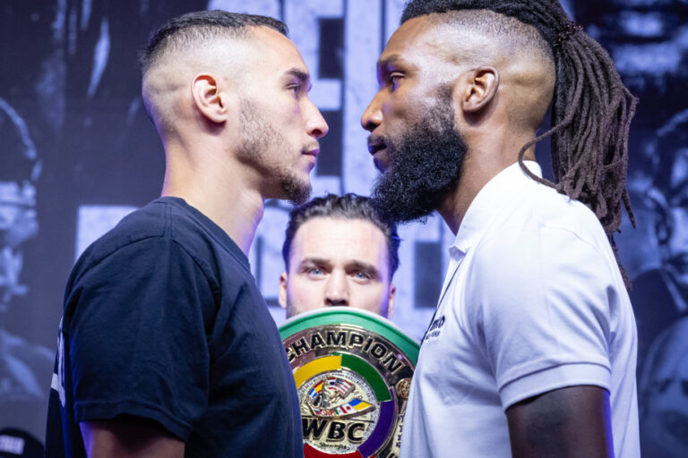 Official weigh-in |  Tempers flare between Steven Butler and Patrice Volny