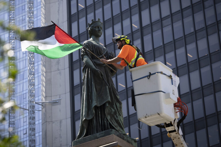 Pro-Palestinian encampment at Victoria Square |  Quebec accused of “legitimizing a genocide” by demonstrators